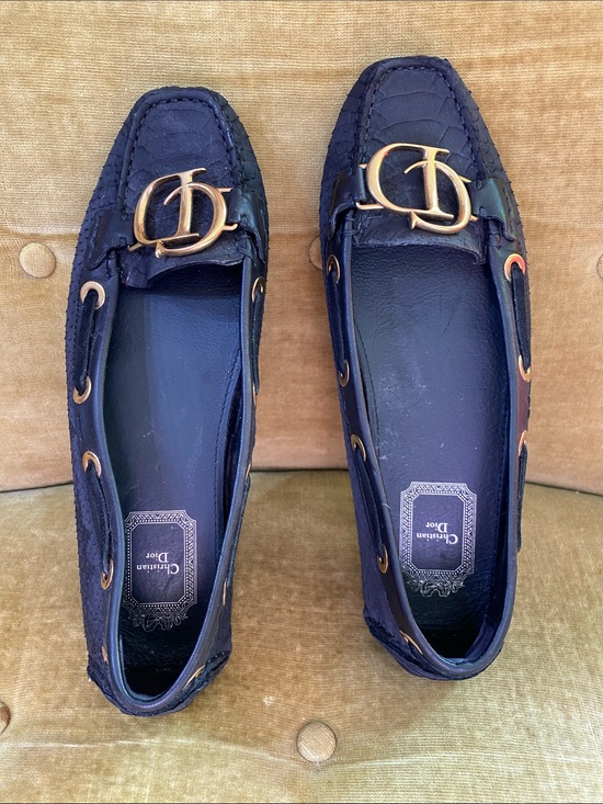 Christian Dior Shoes - Dior all leather driving shoes, size 37